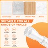 White Tension Curtain Rod 18-39 Inch Adjustable Extendable Small Tension