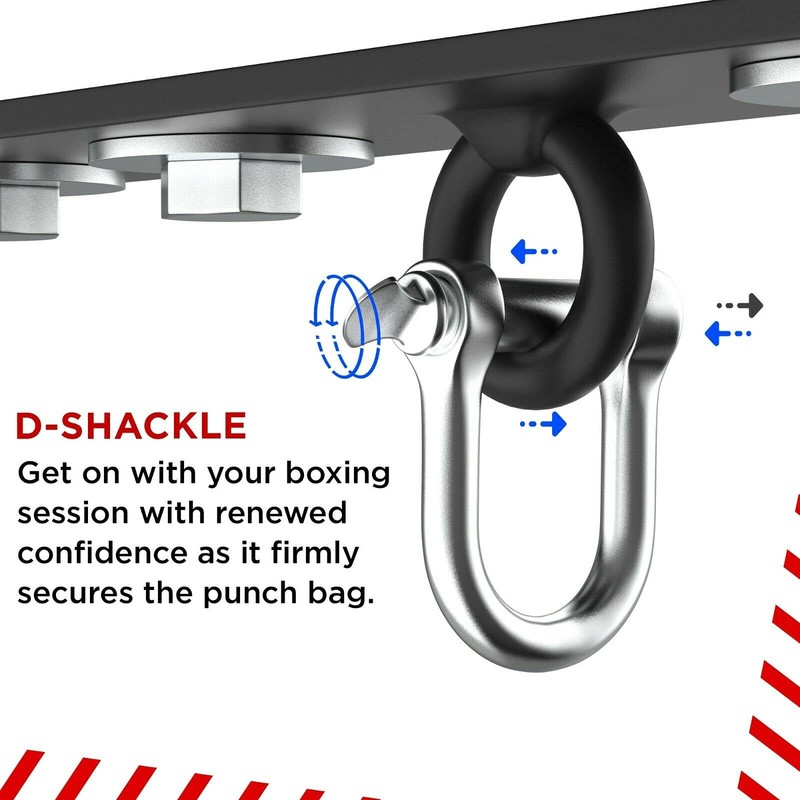 PUNCH BAG CEILING HOOK by Athletics Gear | 18-guage Heavy