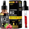 Vitamin B12 Liquid Drops - Vegan B12 vitamins 5000 mcg