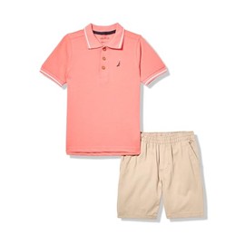 Nautica 2pc Polo Short Set