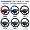 West Llama Customized Auto Car Steering Wheel Cover for Ford