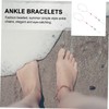 SAFIGLE Nkle Jewelry Set for Women 2pcs Foot Chain Anklet