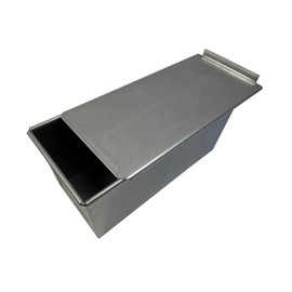 新考社 ふっくら工房 PRO.BAKER パン屋さんの食パン焼型 蓋付2斤用 120/110×260/250×h120mm