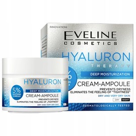 Eveline Cosmetics Hyaluronic Therapy Day / Night Cream Ampoule, 50 ml
