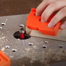 4 Pieces Radius Jig Router Templates, Router Templates for Router Corner Radius Milling Templates for Woodworking Tool (R5 R10 R15 R20 R25 R30 R35 R40)