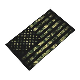 BMKJSSTR American Flag with Green Camo Hand Towel Set of 2 Soft Washcloth Face Towel for Bathroom Kitchen 28 * 14.5inch