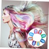 Baluue 8pcs Washable Hair Dye Powder Temporary Hair for Easy