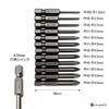 Makita Compatible HiKOKI Compatible Magnetic Driver Bits Hex Shank Torx