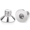 100Pcs M3 (3mm x 8mm) Hex Socket Countersunk Machine Screws,