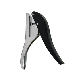 SEIWEI Paper Puncher Single Hole Punch Metal Hand Craft Sheet Scrapbooking Loose Leaf Paper Punching for ID Card Plastic Cardboard 0.11in Leather (Model B, 6mm Dia)