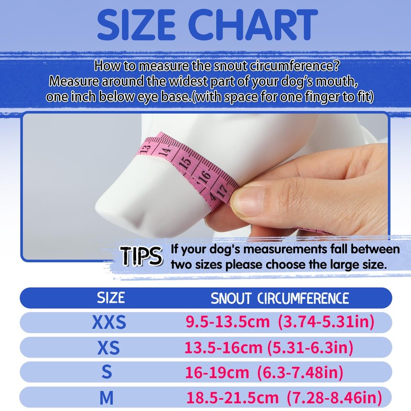Dog Muzzle, Small Soft No Barking Dog Muzzle for Puppy