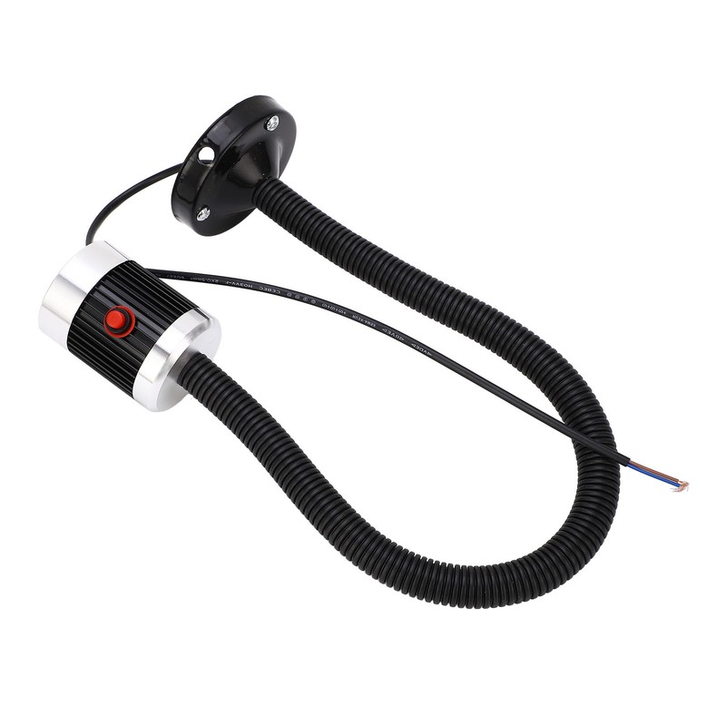 Round Magnetic Base Gooseneck Light Industrial LED CNC Machine Tool