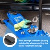 2 PCS Heavy Duty Jack Pad, Rubber Support Block, Car