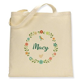 Make it Love it Sell It - Floral Macy - Canvas Tote Bag, Double Sided