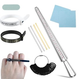 BUPOGAKE Ring Size Measuring Set: Effortlessly Determine Ring Sizes with Clear Markings – A Must-Have Tool for Perfectly Sized Rings