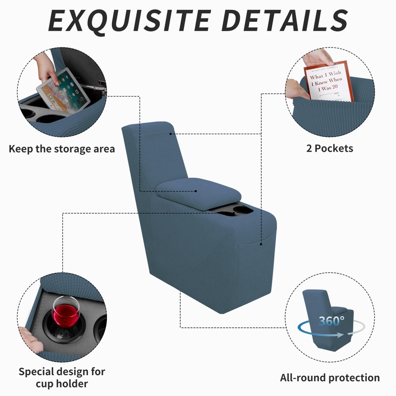 Easy-Going - Funda de consola reclinable de 2 piezas para