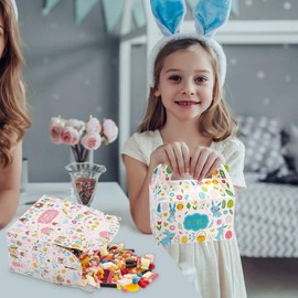 Binnan Gift Boxes Easter Pack of 12 Easter Nest Easter Boxes Christmas Gift Boxes Easter Baskets Gift Box for Easter Gifts Christmas