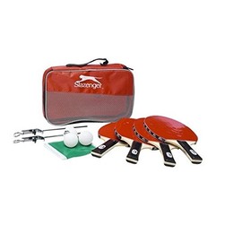 10PC Table Tennis Set With Net Comes With 4 Bats, 3 Balls and Net Post