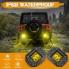 Flush Mount LED Pods, Niking Auto 2Pcs 80W 5 Inch