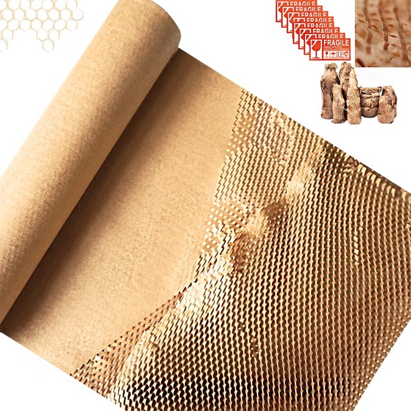 Honeycomb Packing Paper, 15" x 328" Eco Friendly Packing Paper