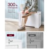 VASAGLE Storage Chest, Storage Bench, Entryway Bench with 2 Safety