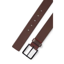 HUGO Gionio Men's Belt Size 40 (Gionio_sz40) - Brown (dark brown 202) Plain, size: 95