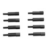 SBC Valve Cover Bolt Kit - 8pcs Black Powder Coated
