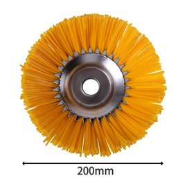 ONLISUM Weed Brush, Brush Cutter, Weed Brush, Wild Weed Nylon Brush, Wild Herb Brush for Lawnmowers and Brush Cutters (200 x 25 mm)