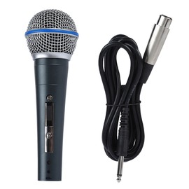 Dynamic 140dB SPL 6.5mm Jack KTV Microphone 2.5mv/pa High Sensitivity Clear Wired Microphone