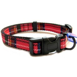 Large Red Tartan Ancol Collar 691420