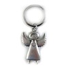 Silver Guardian Angel Keyring