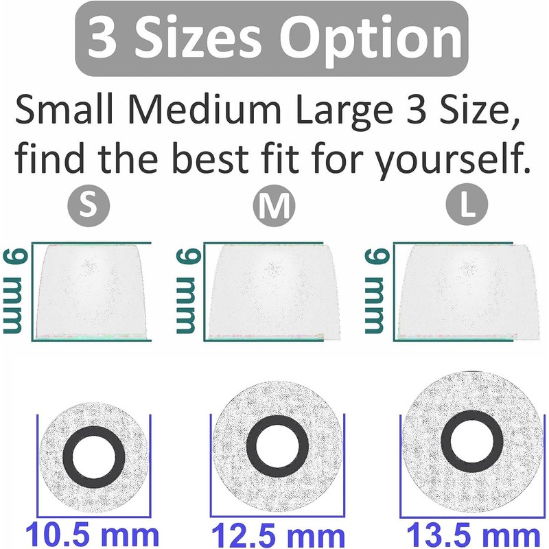 1000xm5 Memory Foam Earbud Tips for Sony 1000xm4 WF-C700n WF
