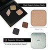 Fillwie Magnetic Single Matte Eyeshadow with Metal Pan, Eyeliner Powder