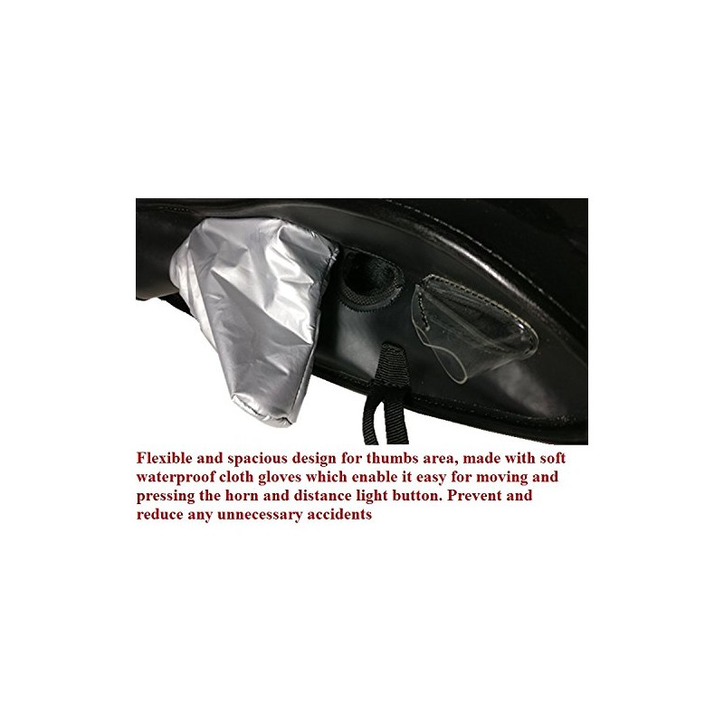AOL Handlebar Warmer Winter Motorcycle Scooter Bike Gloves Material Hand