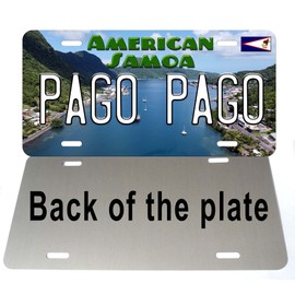 Pago Pago American Samoa Novelty Car Auto License Plate