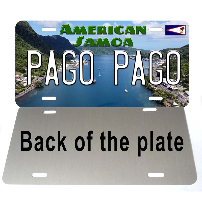 Pago Pago American Samoa Novelty Car Auto License Plate