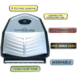 MANGROOMER - PLATINUM PRO New Self-Haircut Kit and Advanced Hair Clippers
