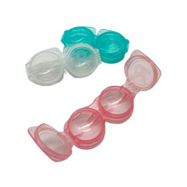 Traptix EYB Contact Lens Case, Turquoise, transparent, Cosmetic case