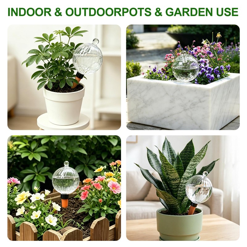 26oz Extra Large Plant Watering Globes, Self Watering Bulbs and