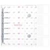 GOSO Sticker Book, Plastic Board, Transparent A7 Size, Mini Binder