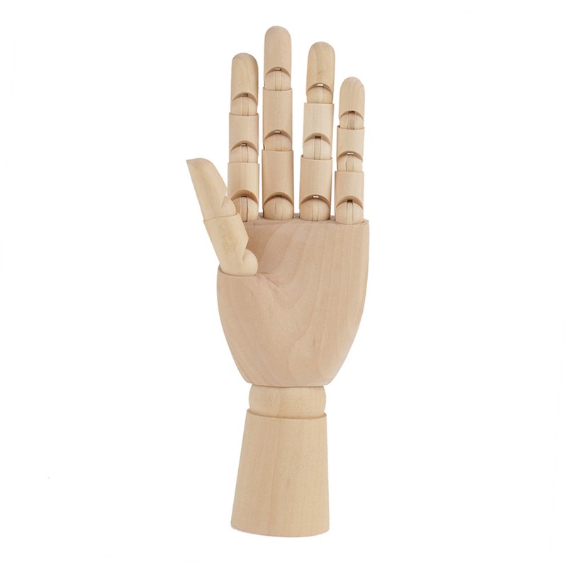 Women Hand Body Artist Model Jointed Articulated Wood Sculpture Mannequin