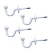 Haidong 2 Pairs European Style Curtain Hook Black Curtain Holdback