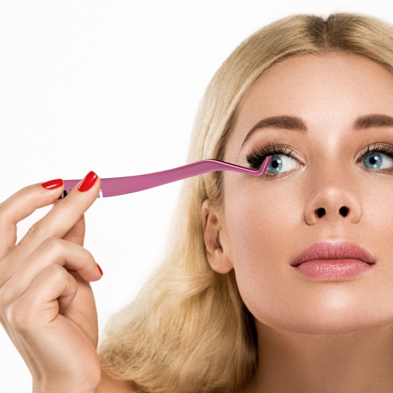 1pcs Eyelash Applicator,2 in 1 Eyelash Applicator Tool,Lash Tweezers Strip