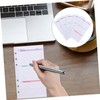Operitacx 1set Loose-leaf Weekly Planner The Notebook Book Office Desks
