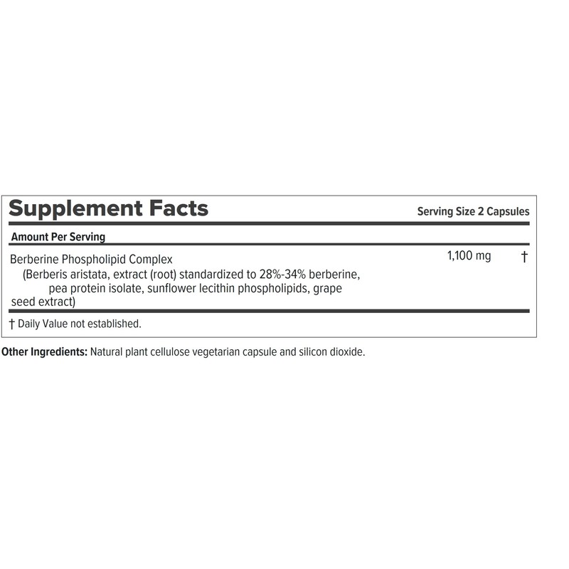 ANDREW LESSMAN Berberine Phospholipid Complex 60 Capsules - Barberry Root