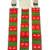 coool Red Diamond Bow Tie & Holiday Christmas Suspender