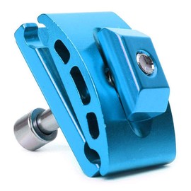 VOANZO Bicycle Seat Tube Head Single Nail Sitting Rod Clamp Head Saddle Tube Joint Head Seat Tube Joint Repair Parts (Blue)