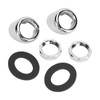 Windshield Wiper Wheel Box Bezel Kit ABS Chrome 519988Z for