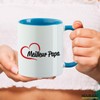Huuraa Cup Meilleur Papa Gift Cup Blue 330ml Meilleur Papa