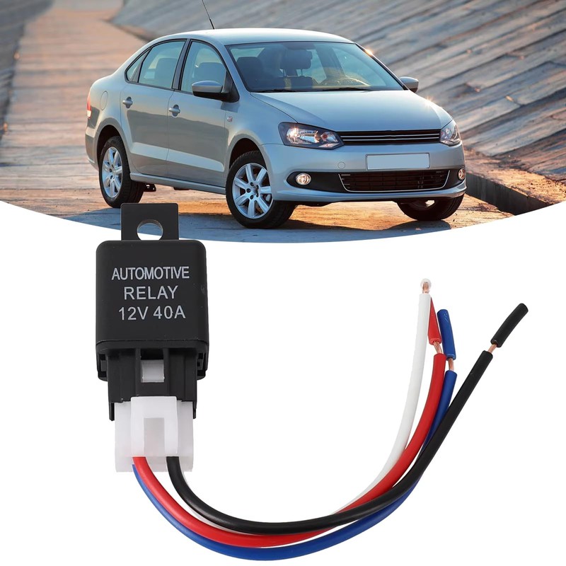 Car Relay, 12 V, 4 Pole Relay, Set, Air Conditioner,
